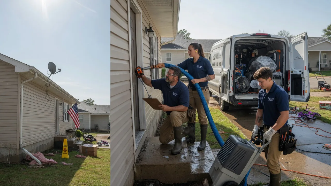 Ceiling Water Damage Restoration in Beach City, OH near me